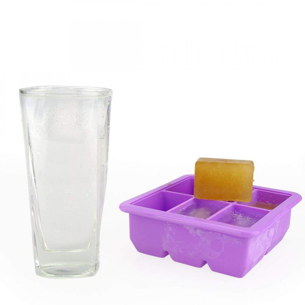 6 koppar Premium Silicone Ice Cube Tray