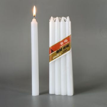 Long burning smokeless white candles baptism candles