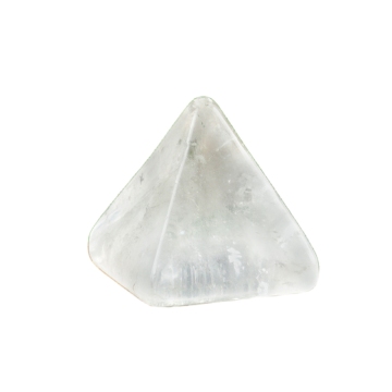 Wholesale Natural Gemstone Crystal Pyramids: Healing Hand-Carved White & Clear Crystals