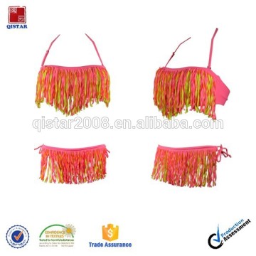 Factory Wholesale 2015 Women Fashion Sexy Fringe Tassel Bikinis
