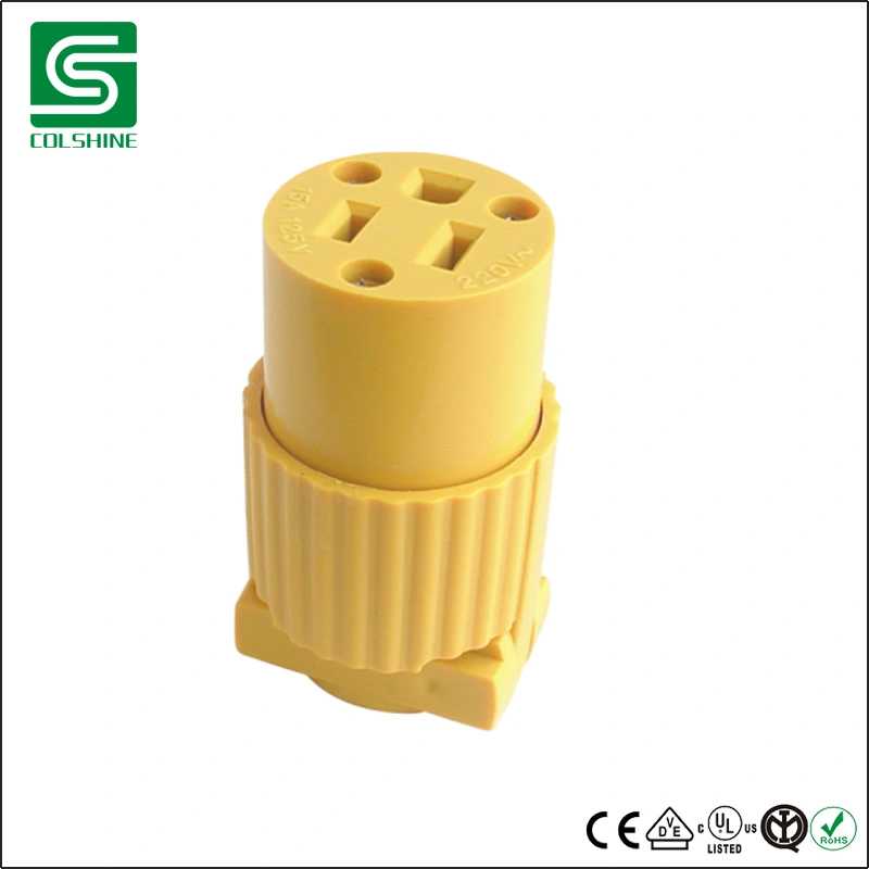 North American Socket Yellow/Black