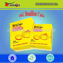10G*60PCS*24BOXES/CTN MUSLIM HALAL BOUILLON ONION CUBE