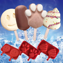 Molde de Helado Congelado Molde de Polo Fabricante de Paletas Molde DIY Silicona