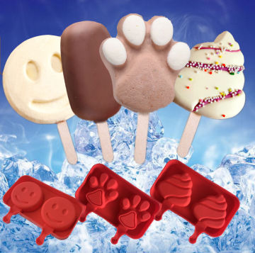 Molde de Helado Congelado Molde de Polo Fabricante de Paletas Molde DIY Silicona