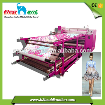 Large format sublimation roll heat transfer /rotary calander for sublimation transfer