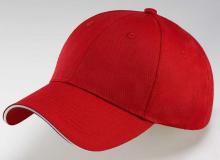 Red Printed Gatsby Biking Duckbill Caps