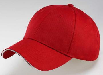 Red Printed Gatsby Biking Duckbill Caps