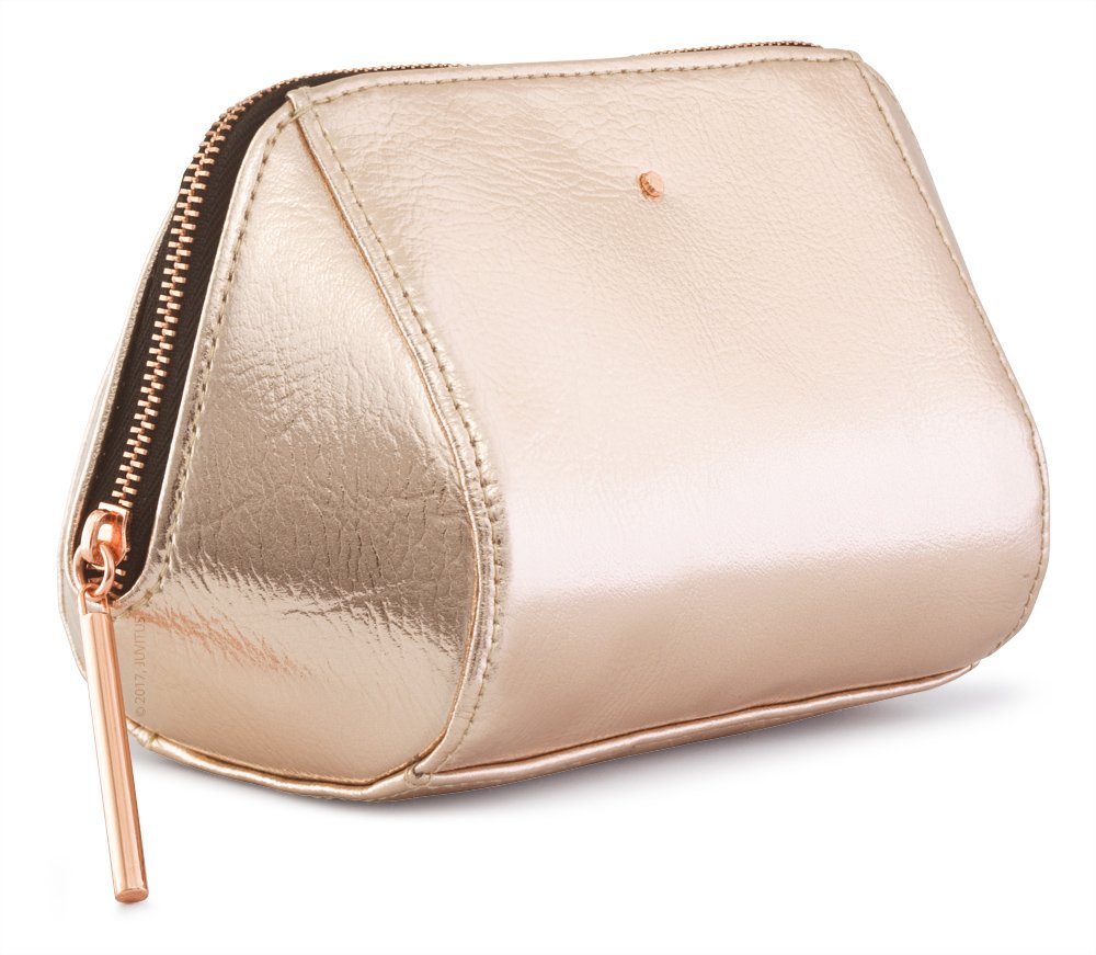 High Quality Women Makeup Toiletry Bag PU Leather Travel Cosmetic Bag with Tassel Zipper Puller