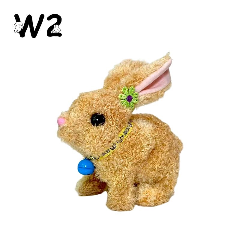 Vivid Bell Teddy Floral Bunny Toy