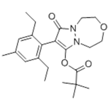 Propanoic acid,2,2-dimethyl-,8-(2,6-diethyl-4-methylphenyl)-1,2,4,5-tetrahydro-7-oxo-7H-pyrazolo[1,2-d][1,4,5]oxadiazepin-9-ylester CAS 243973-20-8