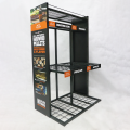 Metal barbecue display rack