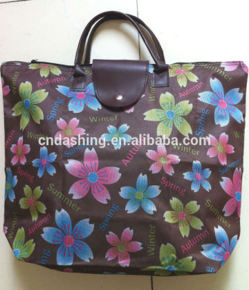 Foldable rose shopping bag