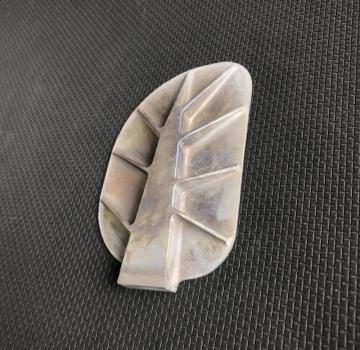 Aspherical wing mirror glass