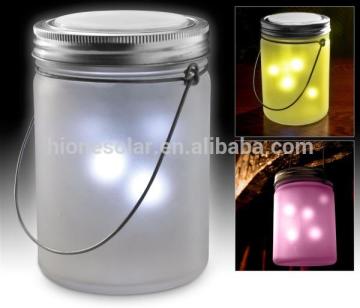 Garden LED Glass Solar Jar