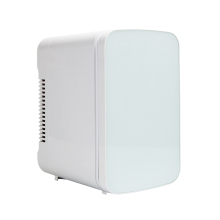 4.1L Car Small Refrigerator: Dormitory Cosmetics Cooler with Mirror