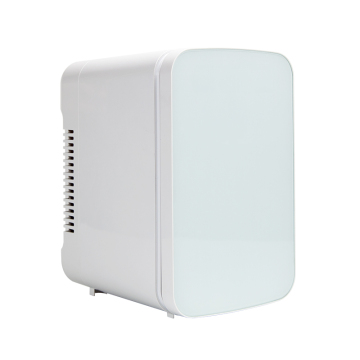 4.1L Car Small Refrigerator: Dormitory Cosmetics Cooler with Mirror