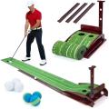 Nieuwe Golf Putting Mat thuis met balren