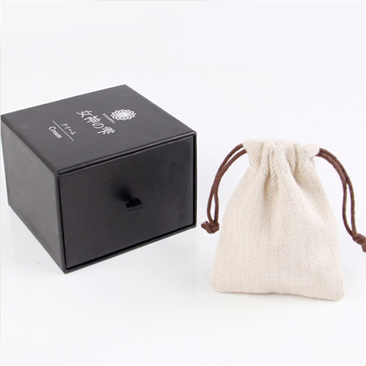 Confezione regalo per bracciale in carta nera per gioielli Black Paper Bracelet Gift Box For Jewelry