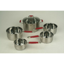 6pcs stainless steel  calphalon cookware
