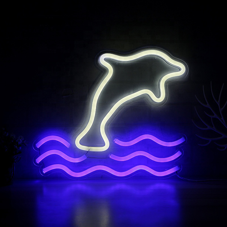 Custom Decorative Flex whole sale neon 3D signs for bar restaurant home