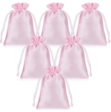 Satin Gift Bags with Drawstring Jewelry Silk Pouch