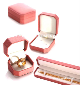 Eight-Square Leather Decorative Jewelry Box Set