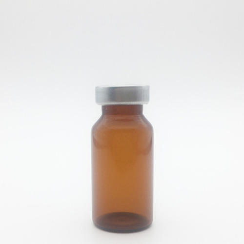 10 ml Amber Sterile Serumfläschchen Silvery Cap