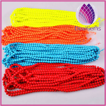 Bead decorative 8mm round rubber glass bead mat.