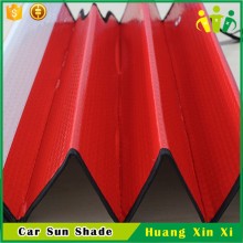 Printing brand sun shade aluminium louvers car sun shade