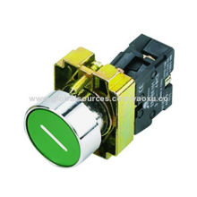 Pushbutton switches, available in green, red, yellow and blue