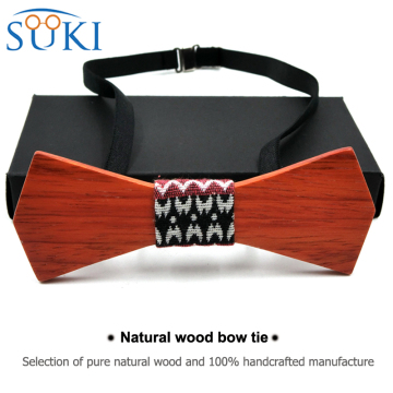 Natural handmade luxury craft wooden bow ties