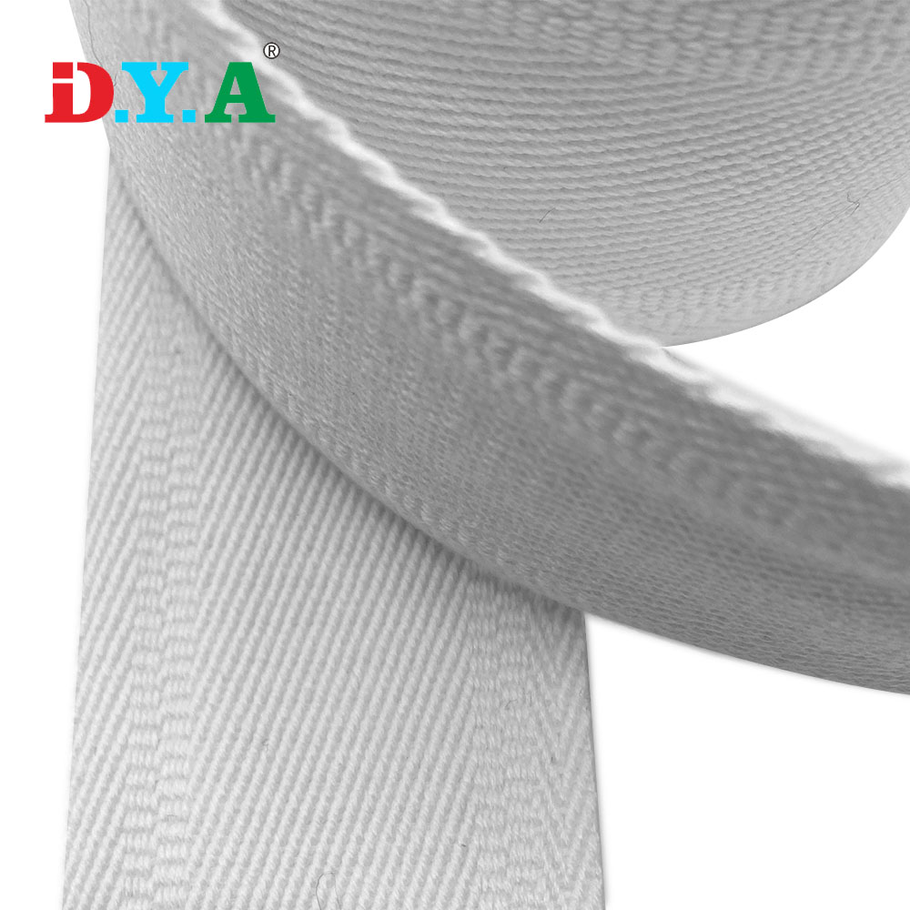 Customize eco-freindly cotton strap with thick webbing laundry bag cotton webbing