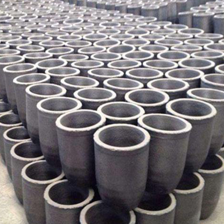 Nyefee nnukwu ịdị ọcha graphite crucible