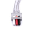 Monitore o clipe do cabo do cabo cabo padrão do ECG