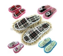 Microfiber Fleece Quilted Lady's Memory Foam Slipper?