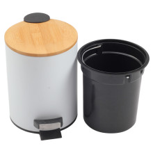 Pedal Bin withToiletBrush with Holder for Home