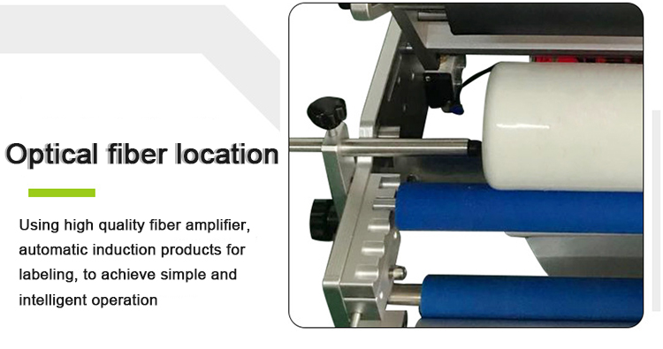 Semi Automatic Roll Rype vertikale runde Flaschenbezeichnungsmaschine /Etikettmaschine