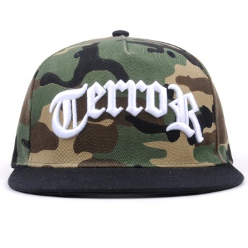 Fashion custom snapback caps 5 panel desert camo adjustable snapback caps