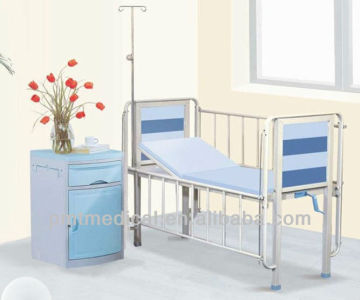 Hospital Manual foldaway baby bed/used for medical care children bed