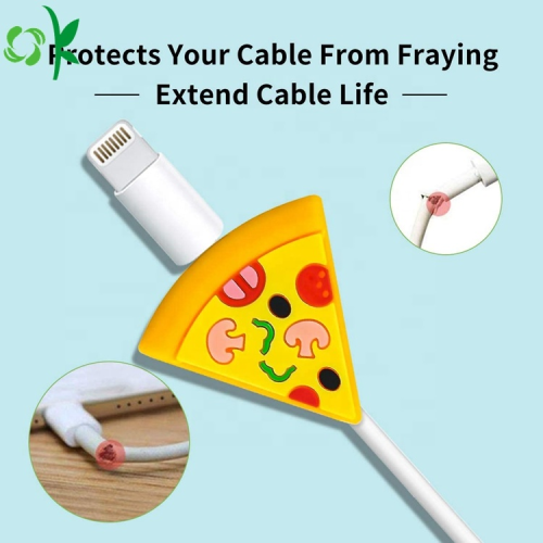 Cable Bite Fruit Protetor de cabo de silicone