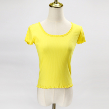 Yellow Short Sleeve Top