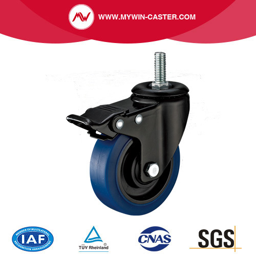 Amerikanischer Mittellicht-Faden-Stamm Total Lock TPR Castor Wheel