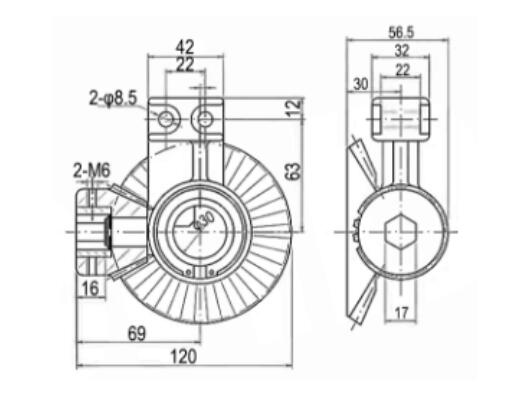 Earthing Switch Bevel Gear With Iron and zincing  switchgear parts