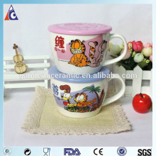 promotional ceramic mug with plastic mug