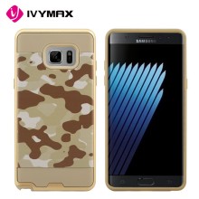 Smartphone hard pc case for galaxy Note 7 rubberized hybrid case