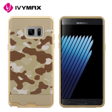 Smartphone hard pc case for galaxy Note 7 rubberized hybrid case
