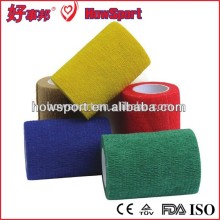 China Manufacturer Wholesale Cohesive support Colored Elastic Bandage Wrap