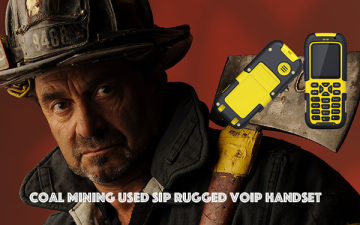 Coal Mining Used SIP Rugged VOIP Handset