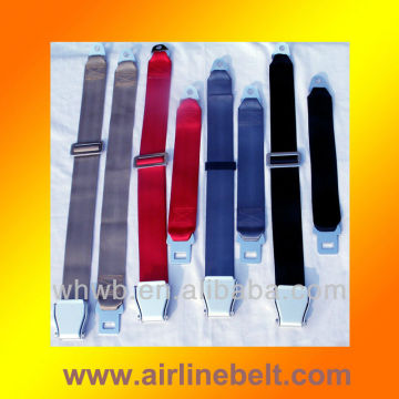 two point airplane buckle safety belt