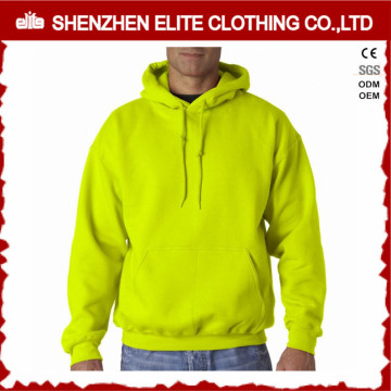 heavyweight plain yellow blank 100% pre-shrunk cotton hoodies